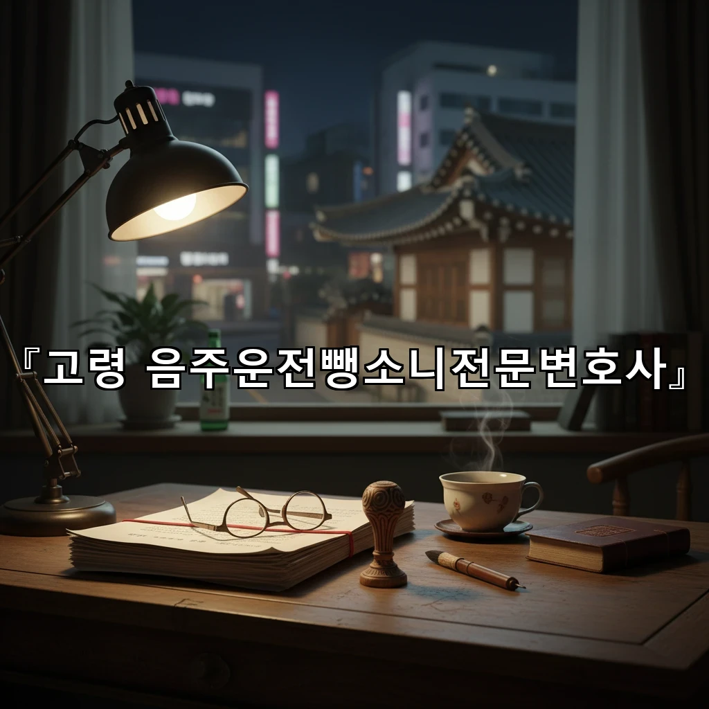 고령 음주운전뺑소니전문변호사