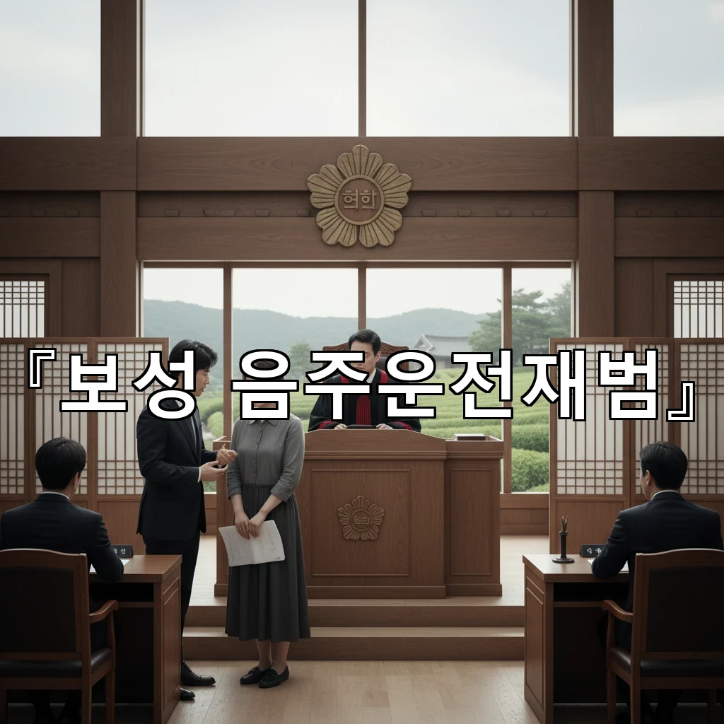 보성음주운전재범 다시 적발된 뒤 절차 흐름과 준비해야 할 핵심