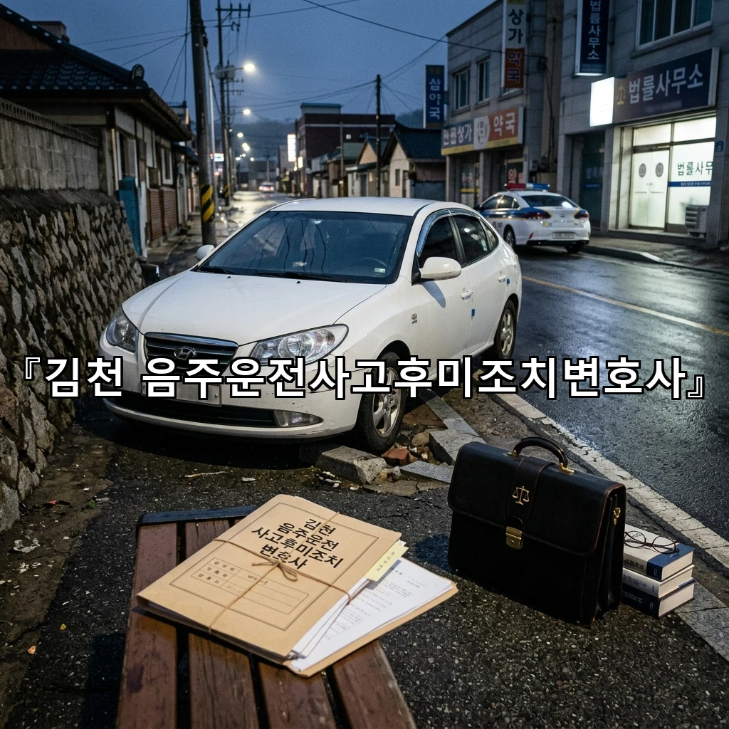 김천음주운전사고후미조치변호사 판단이 갈리는 순간별 확인 포인트