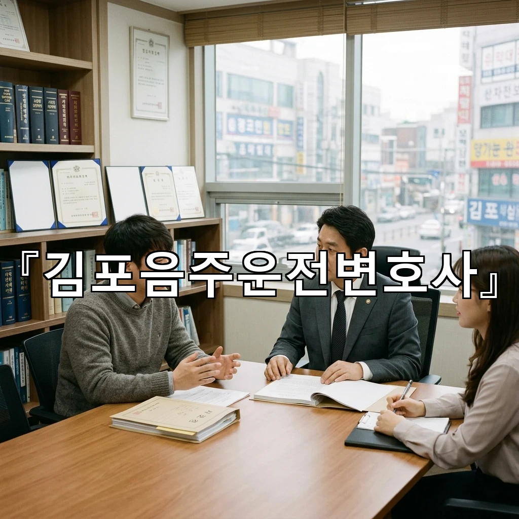 김포음주운전변호사 초기 진술이 중요한 이유와 대응의 흐름