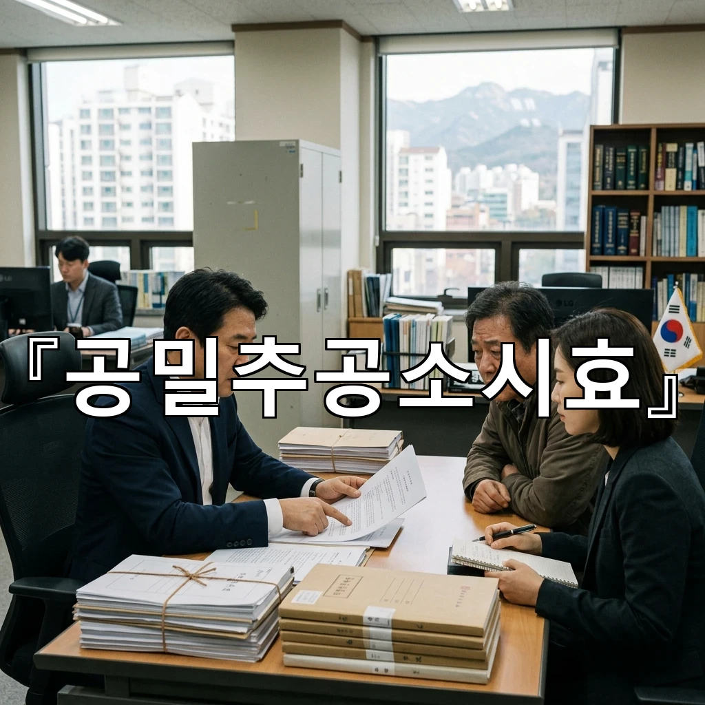 공밀추공소시효 첫걸음부터 놓치기 쉬운 판단 흐름 정리하기