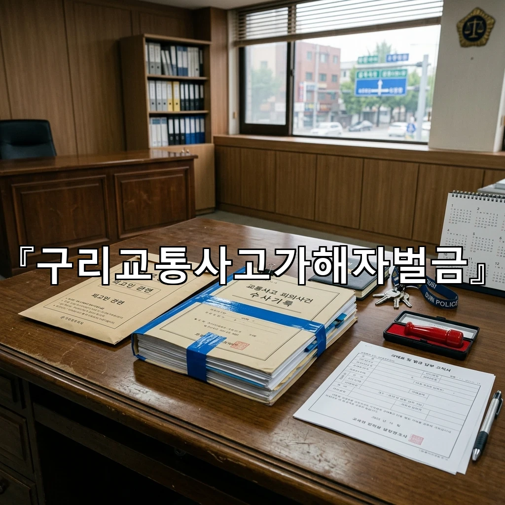 구리교통사고가해자벌금 판정 흐름을 바탕으로 대비하는 핵심 정리