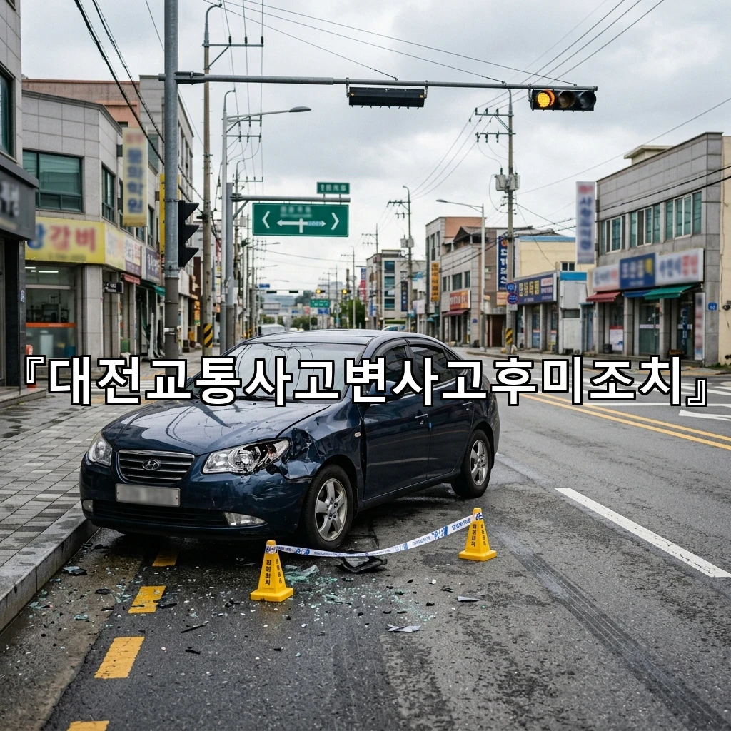 대전교통사고변사고후미조치 출동 직후 놓치기 쉬운 대응의 기준점