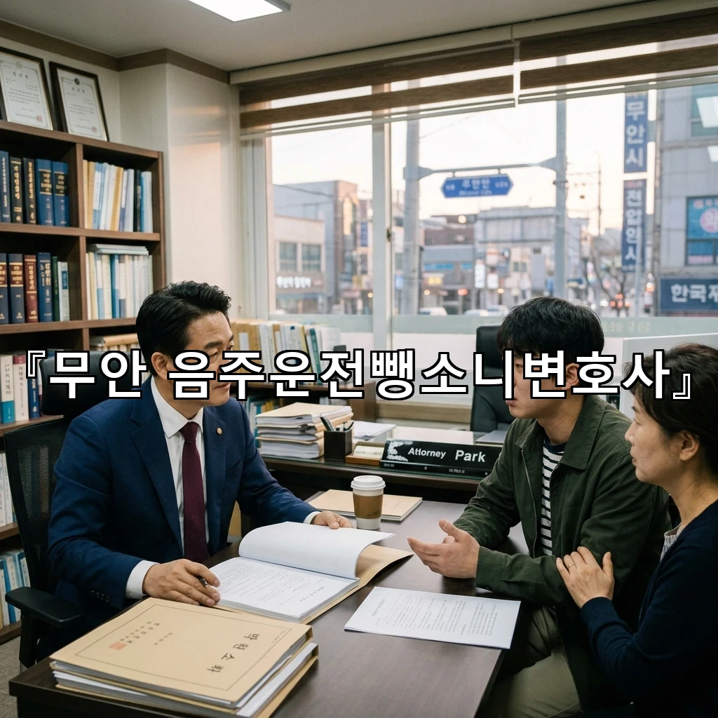 무안음주운전뺑소니변호사 사건 초기 대응이 결과를 바꾸는 이유