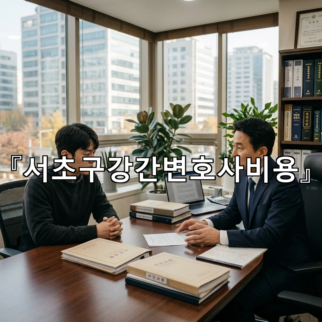 서초구강간변호사비용 예상보다 달라지는 이유를 먼저 살피기