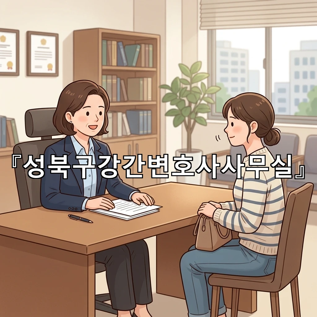 성북구강간변호사사무실에서 사건의 흐름을 차분히 읽는 방법