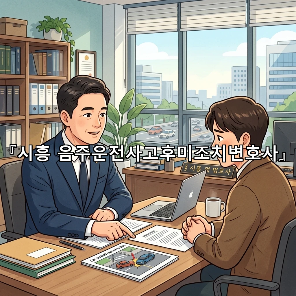 시흥 음주운전사고후미조치변호사