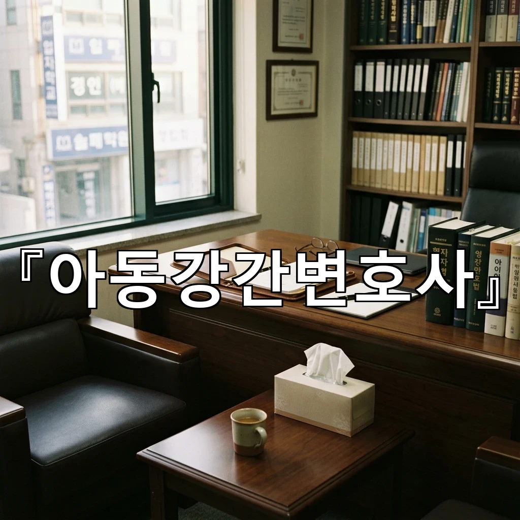 아동강간변호사 사건 초기 대응이 달라지는 이유와 절차 정리
