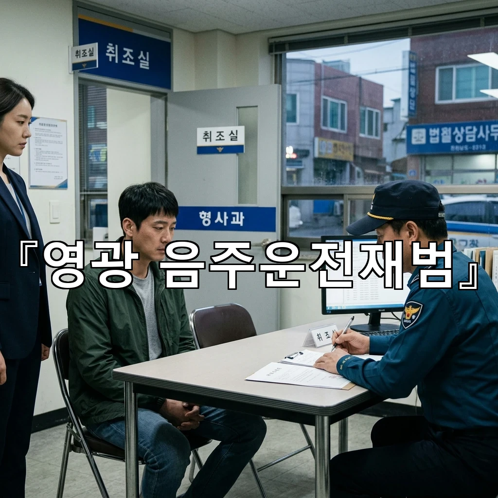 영광음주운전재범 사건 초기 진술이 결과를 가를 수 있는 이유