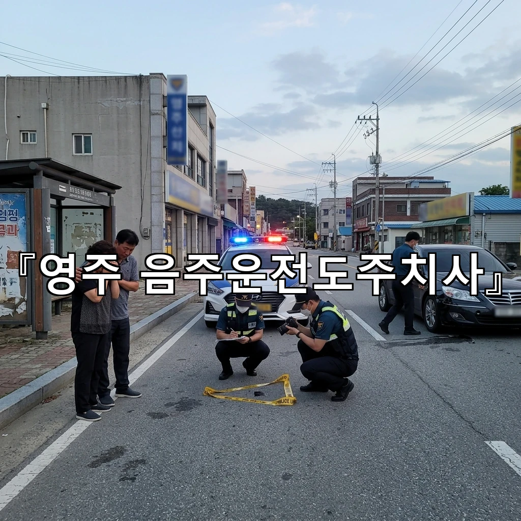 영주음주운전도주치사 현장에서 갈리는 판단과 쟁점의 흐름