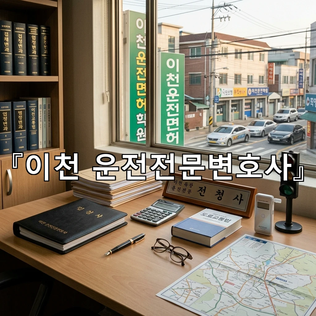 이천운전전문변호사 예상치 못한 정지 상황에 흔들리지 않는 준비