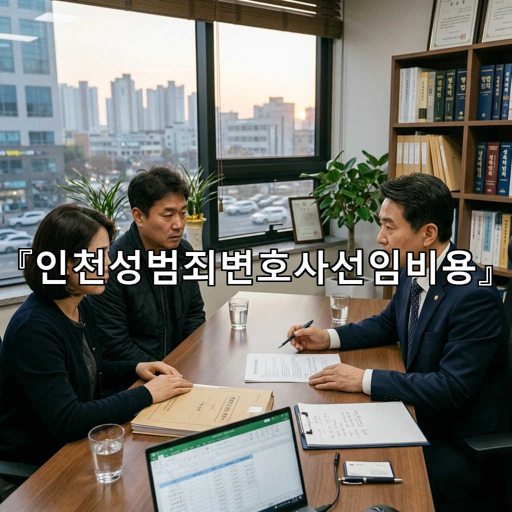 인천성범죄변호사선임비용 상담 전 알아둘 기준과 흐름 정리