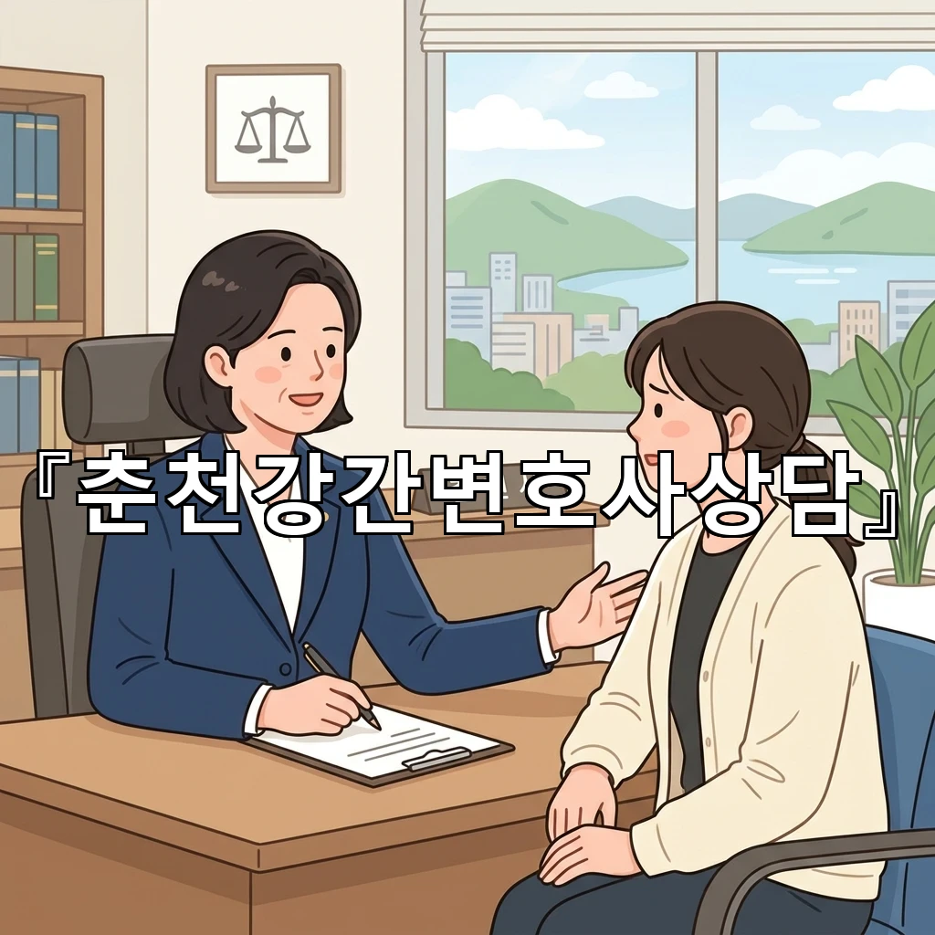 춘천강간변호사상담 전후로 기억해야 할 대응 순서와 기준