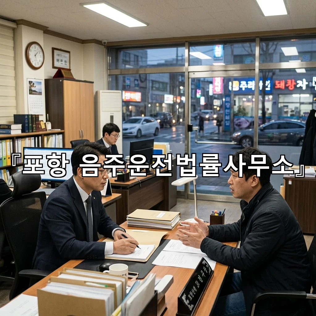 포항음주운전법률사무소가 바라본 사건 흐름과 준비해야 할 핵심들