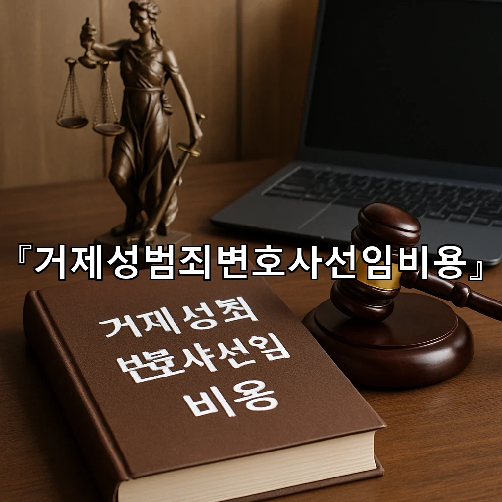 거제성범죄변호사선임비용 알아보는 순간 필요한 기준과 준비 방향