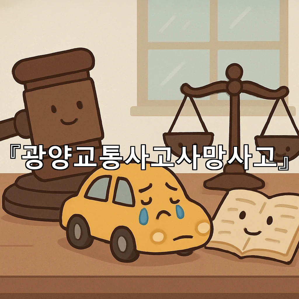 광양교통사고사망사고 현장에서 먼저 확인해야 할 핵심 대응 순서