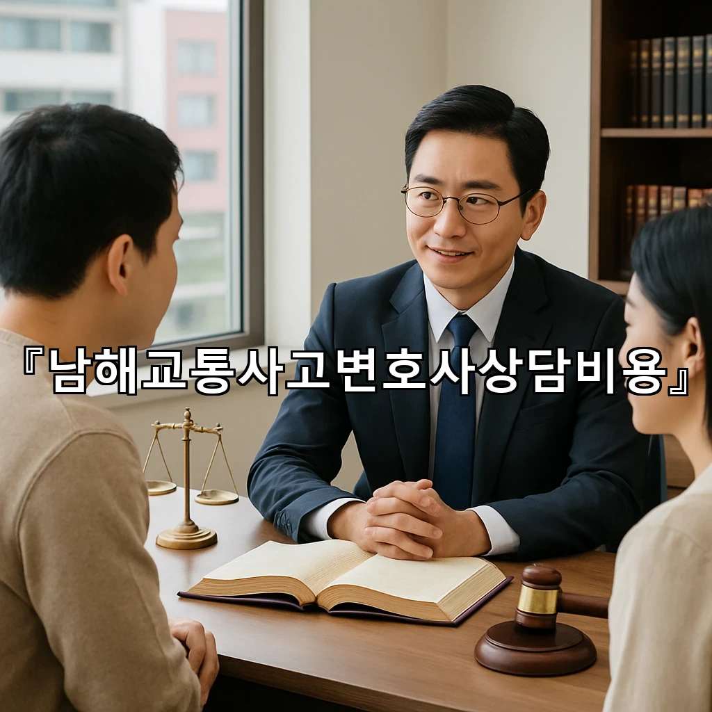 남해교통사고변호사상담비용 예상보다 다른 항목까지 살펴보는 이유
