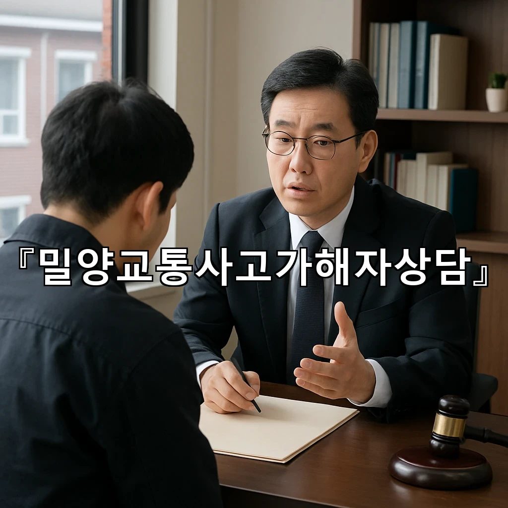 밀양교통사고가해자상담 과정에서 놓치기 쉬운 사실관계 확인 방법