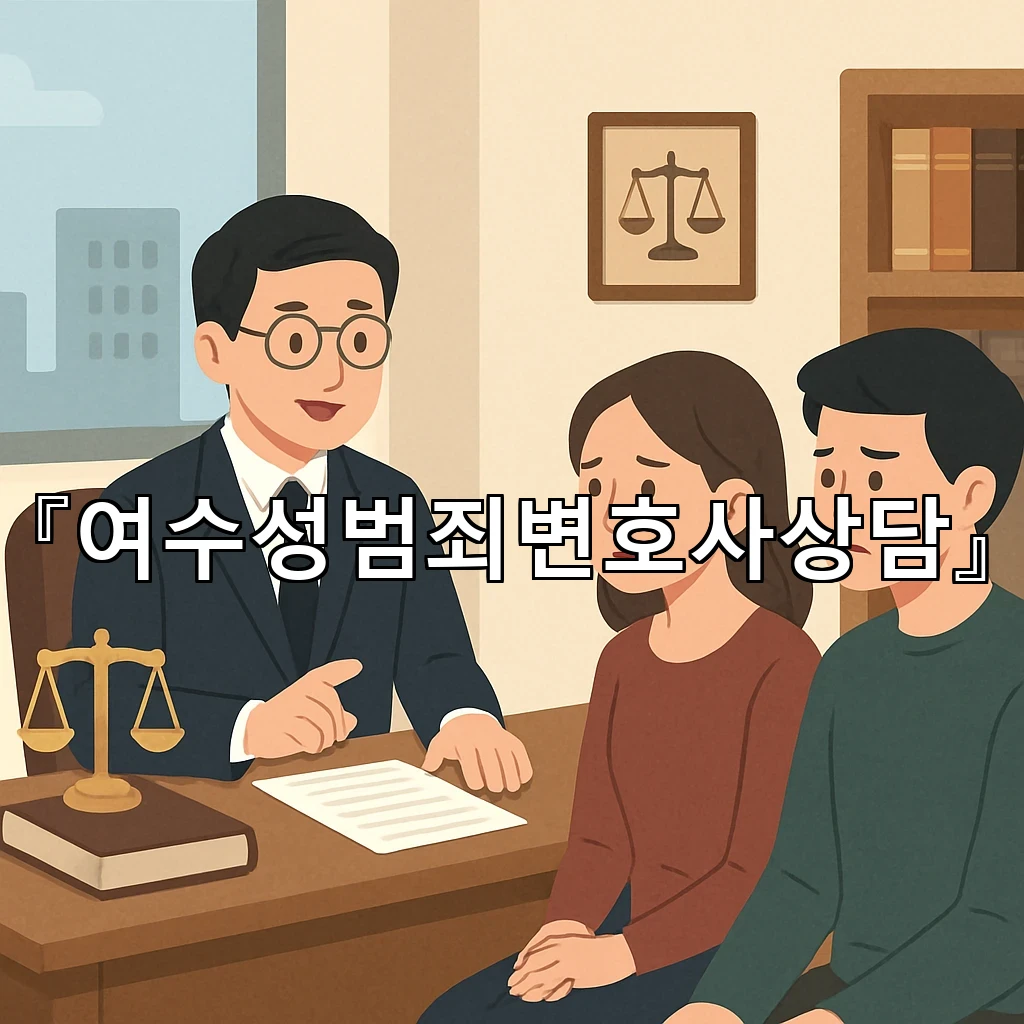 여수성범죄변호사상담 처음부터 차분한 설명이 필요한 순간의 기준