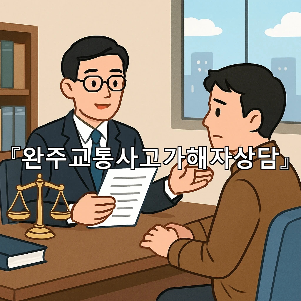 완주교통사고가해자상담 예상치 못한 상황에서 필요한 대응의 기준