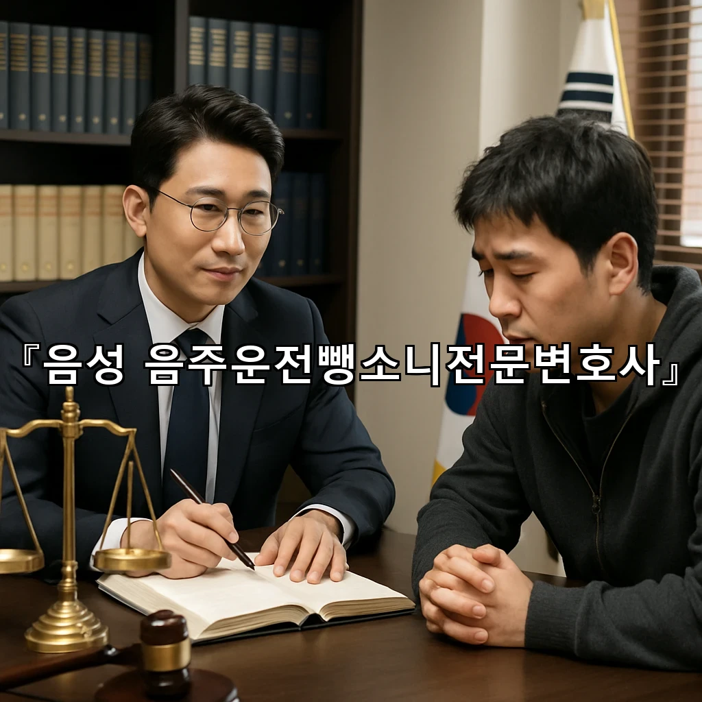 음성음주운전뺑소니전문변호사 단서가 드러나는 시점별 대응의 차이