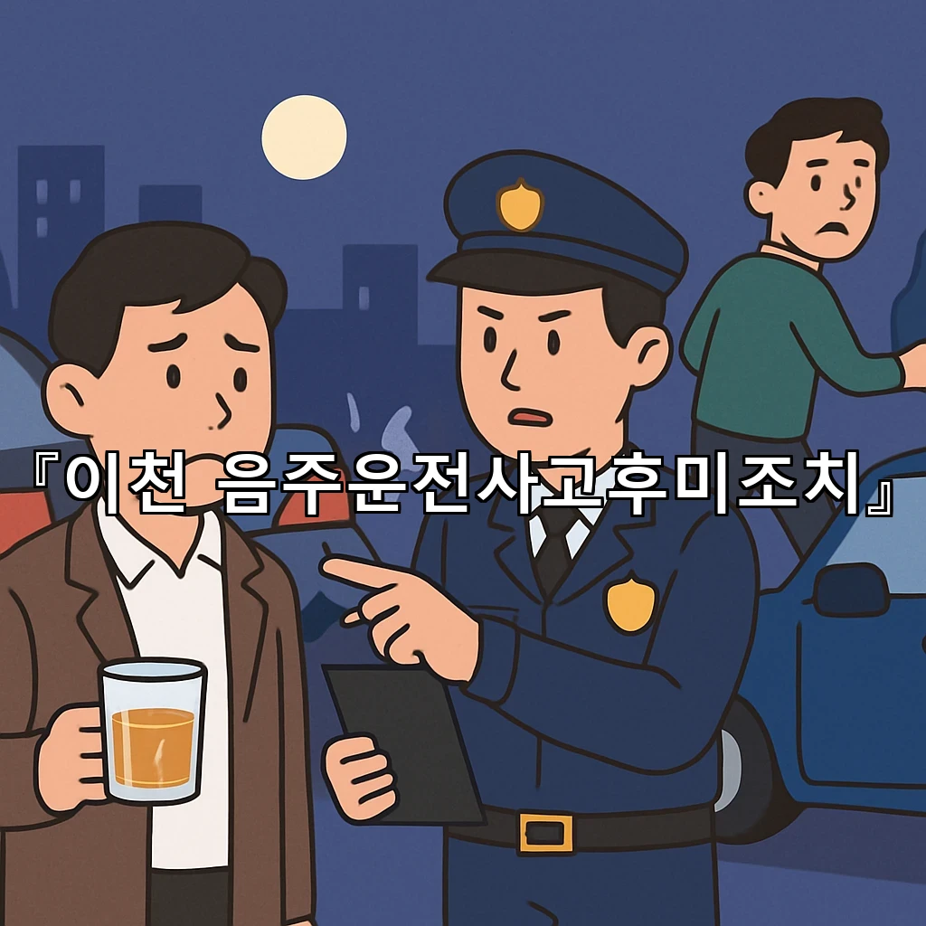 이천음주운전사고후미조치 현장에서 먼저 챙겨야 할 대응 흐름