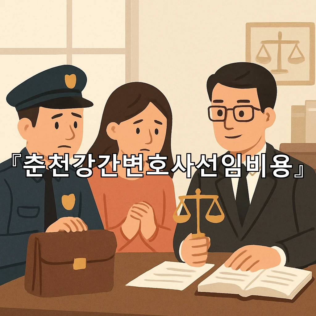 춘천강간변호사선임비용 알아볼 때 먼저 짚어야 할 핵심 기준들