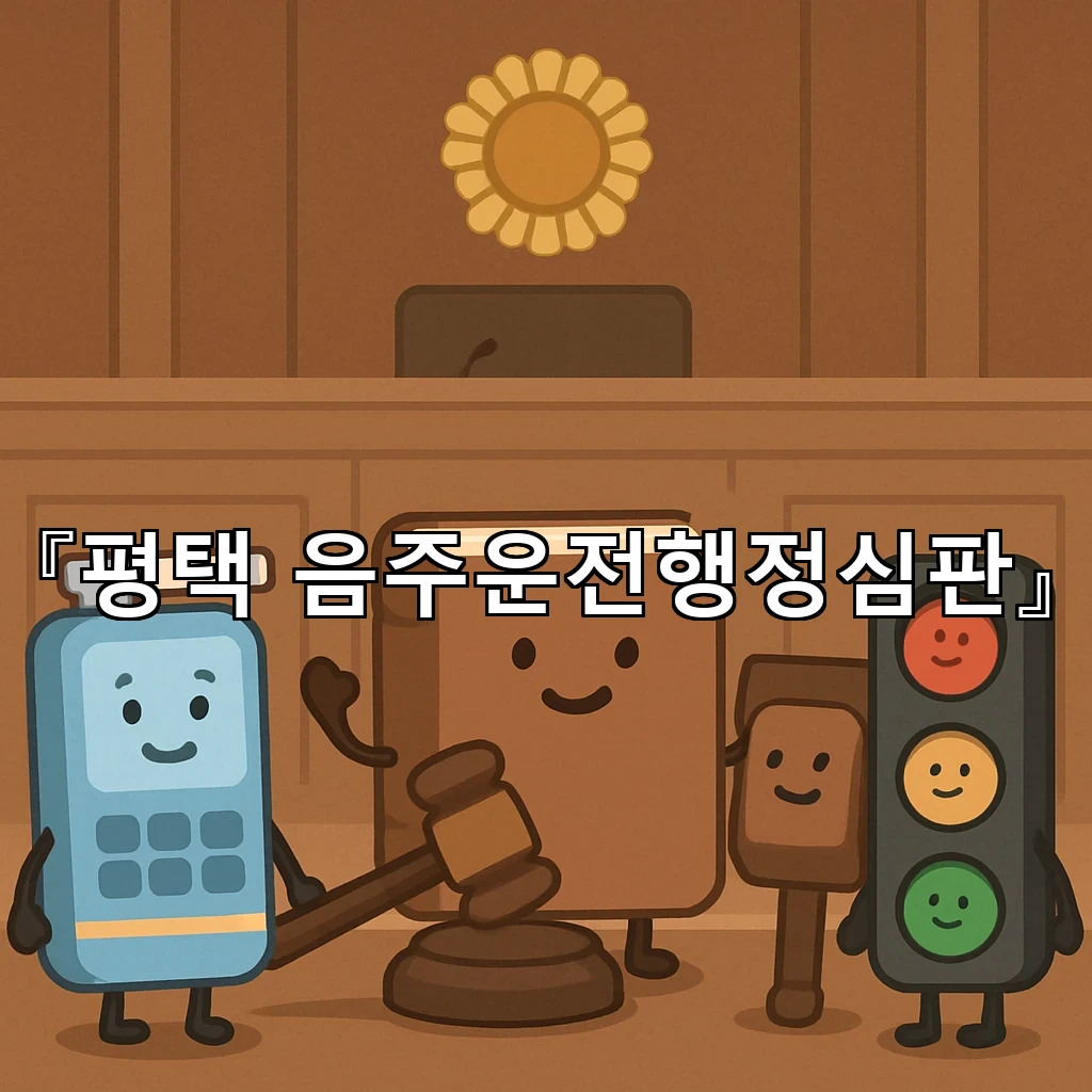 평택음주운전행정심판 절차 흐름을 이해하기 위한 핵심 안내서