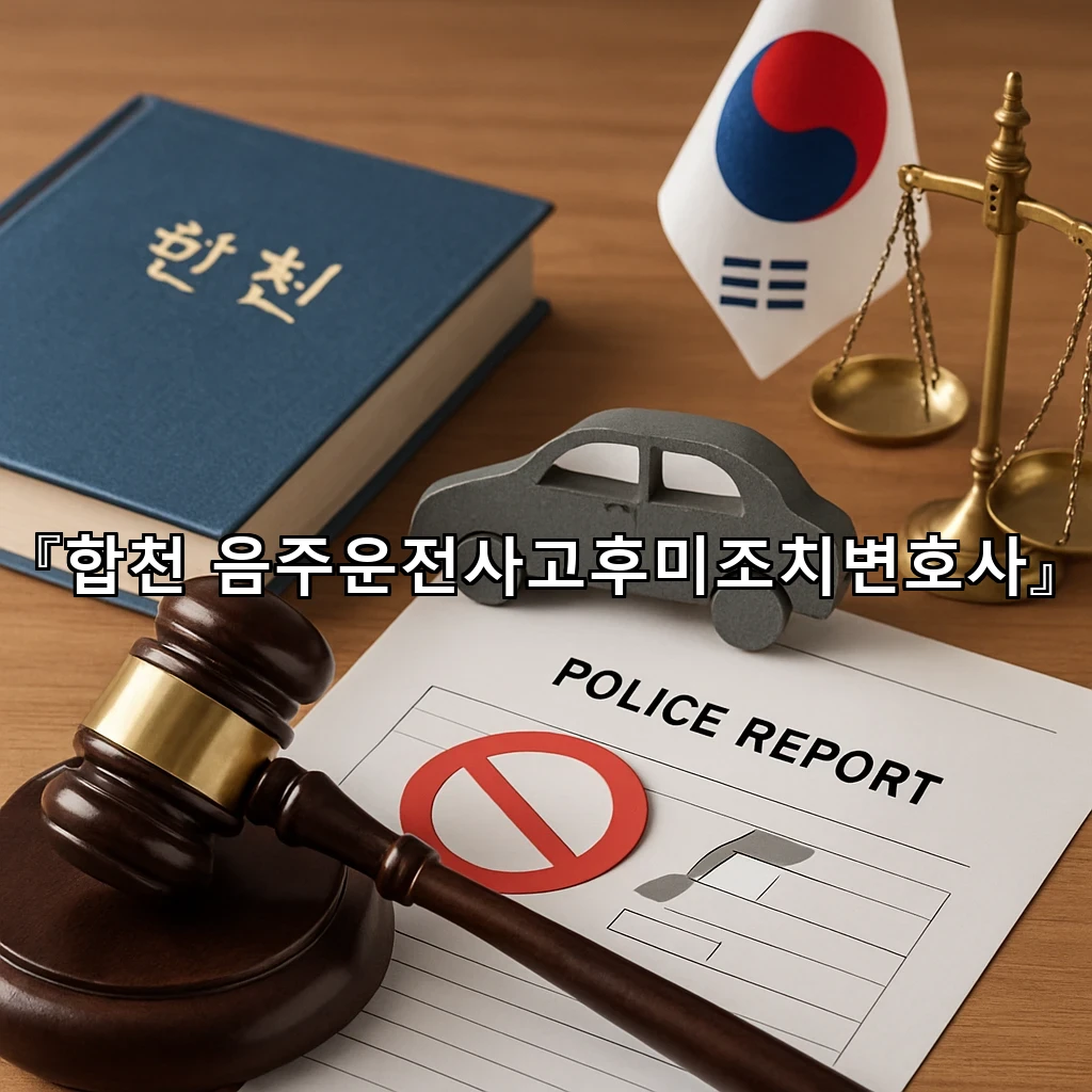 합천음주운전사고후미조치변호사 기록 확인으로 달라지는 대응 방향