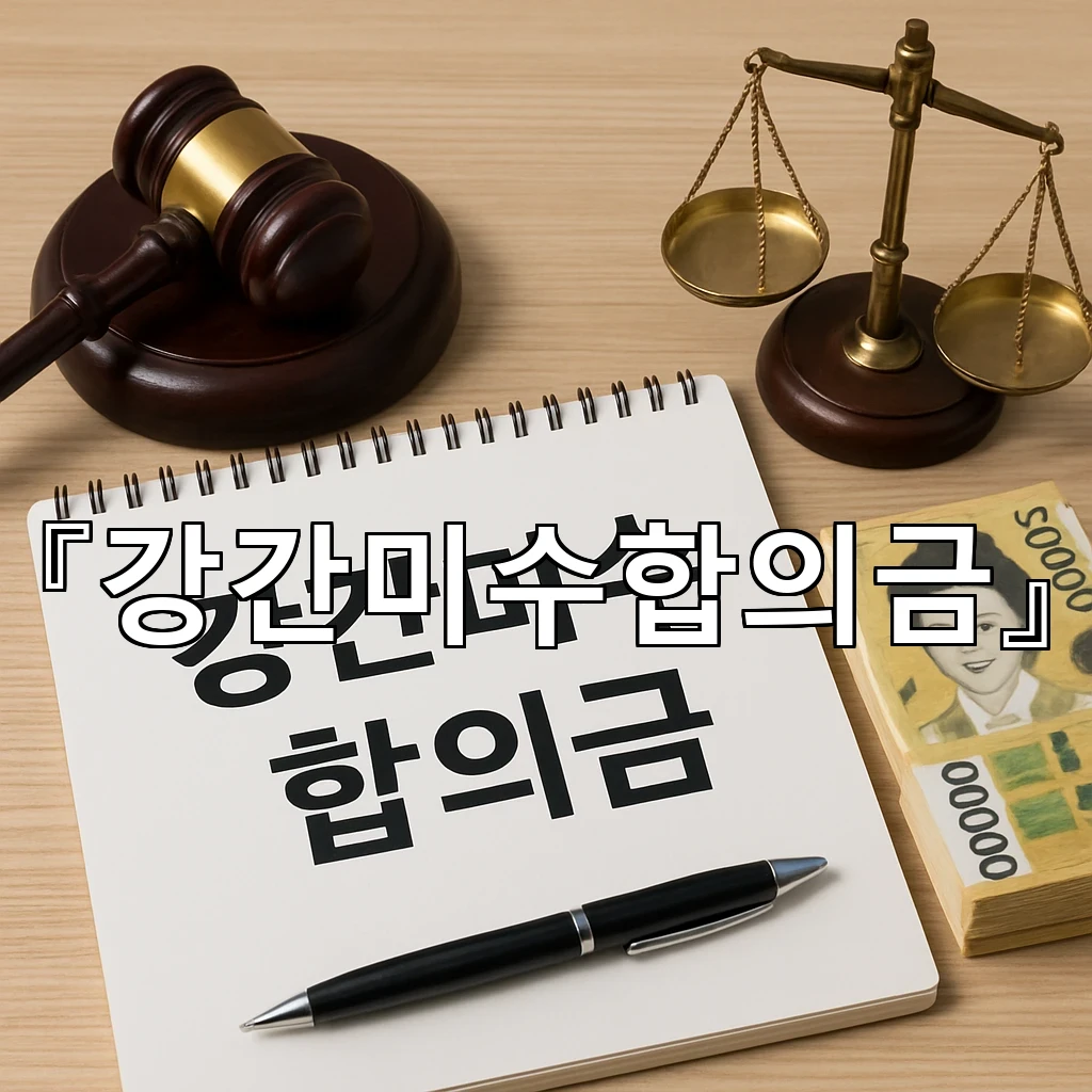 강간미수합의금 논의 전 확인해야 할 진술의 무게와 순서