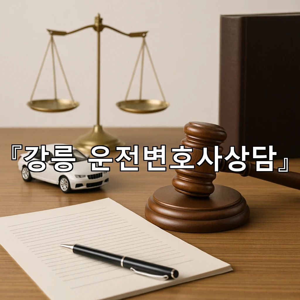 강릉운전변호사상담 오늘의 상황을 차분히 짚어보는 첫걸음 안내서