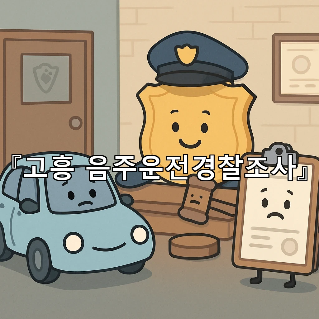 고흥음주운전경찰조사 첫 통보 뒤 살펴야 할 절차와 대응 기준