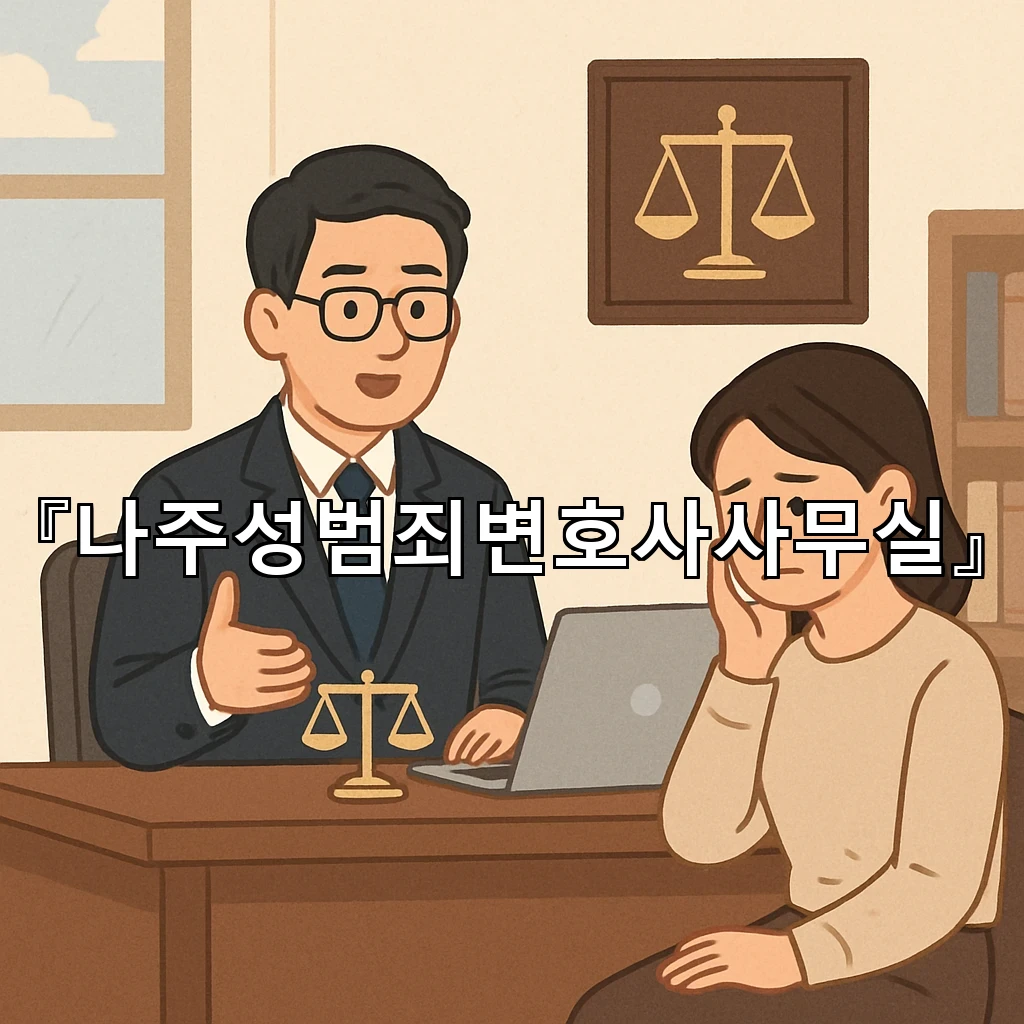 나주성범죄변호사사무실 첫 상담에서 먼저 살필 핵심과 준비