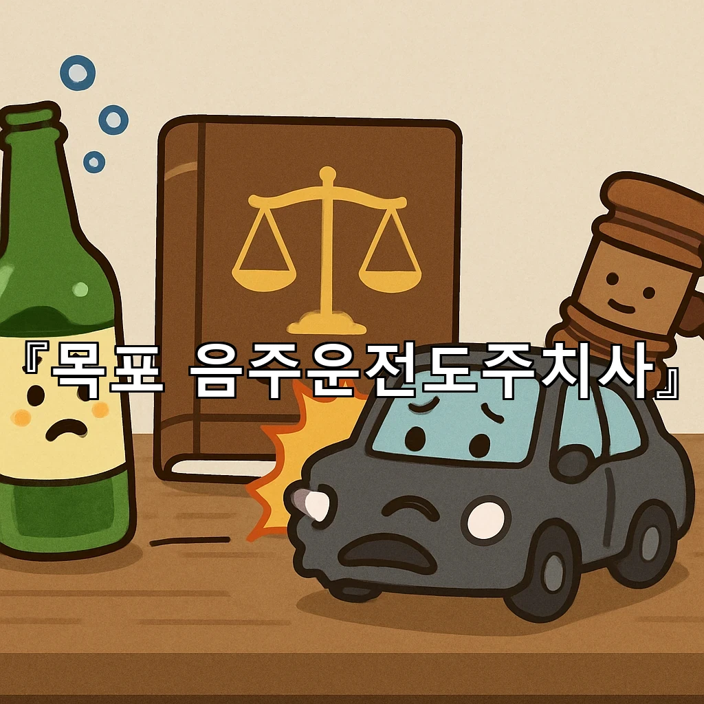 목포음주운전도주치사 혐의가 불려오는 순간 알아둘 대응의 흐름
