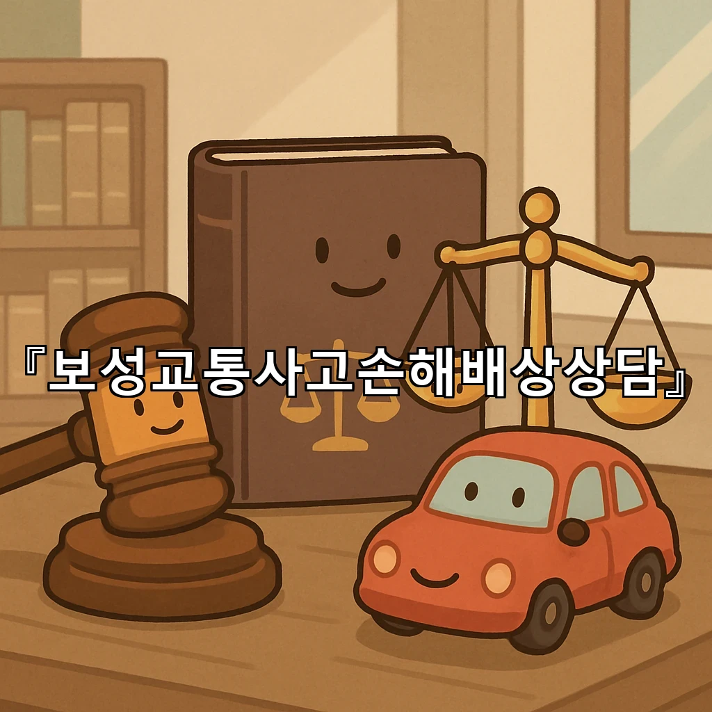 보성교통사고손해배상상담 마음이 급해질 때 먼저 짚어볼 기준들