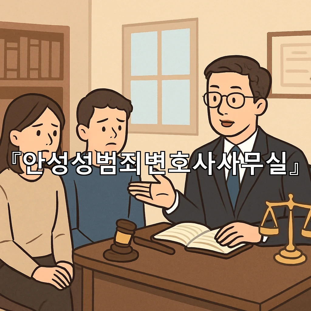 안성성범죄변호사사무실 활용 시 실수 줄이는 준비와 확인의 순서