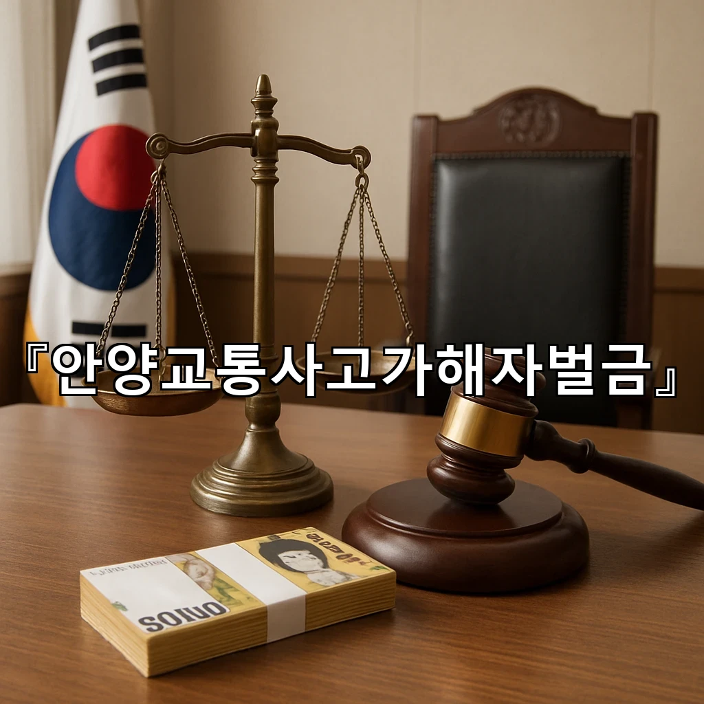 안양교통사고가해자벌금 사건 초기 대응이 결과를 바꾸는 이유