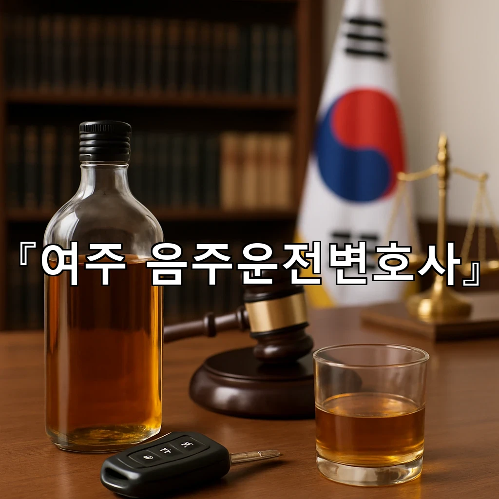 여주음주운전변호사 상담 전 알아둘 절차와 판단의 흐름 안내