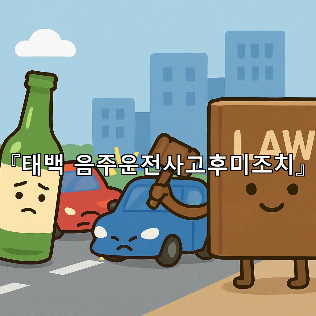태백음주운전사고후미조치 현장에서 놓치기 쉬운 판단 기준 정리
