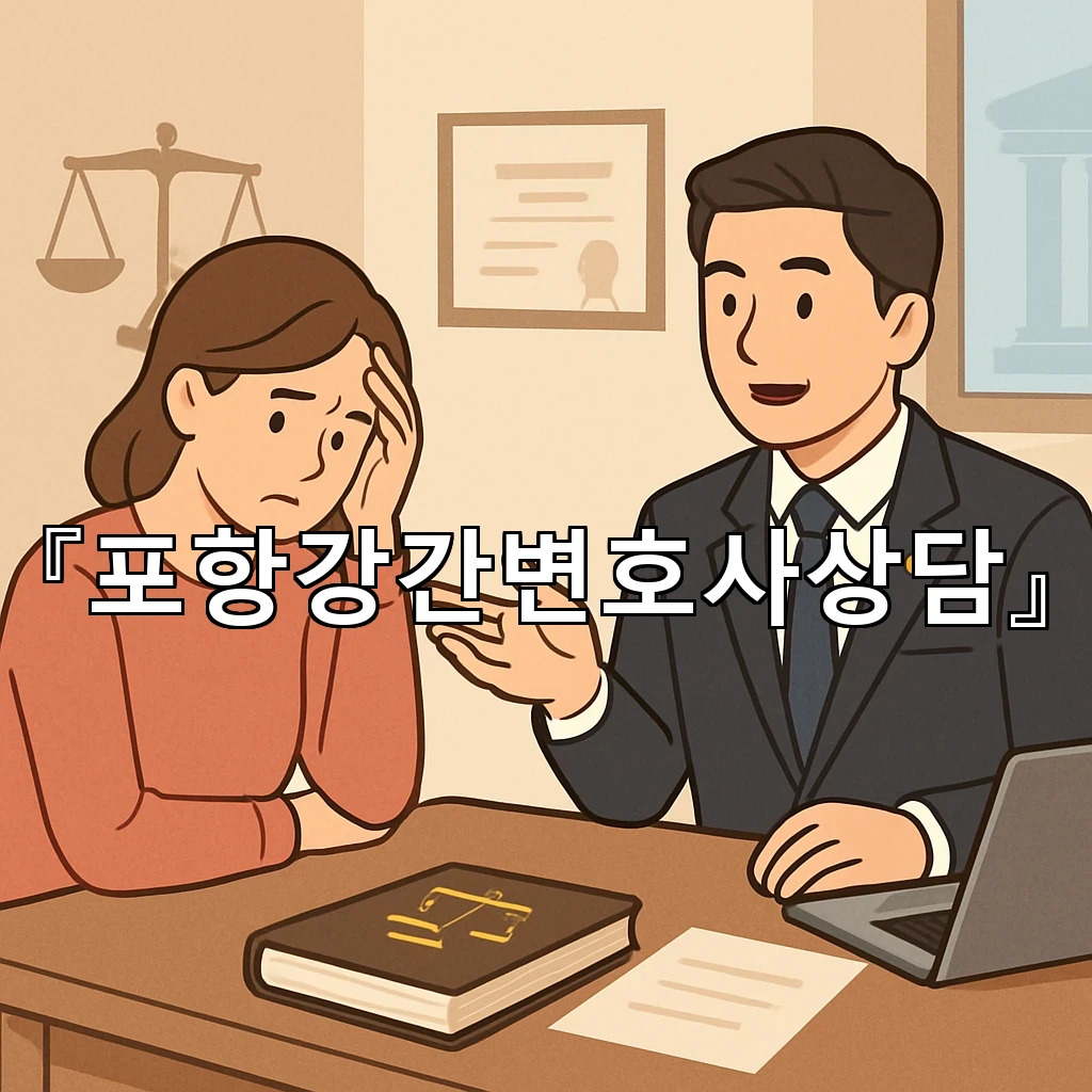 포항강간변호사상담 긴급 상황에서 놓치기 쉬운 대응 순서