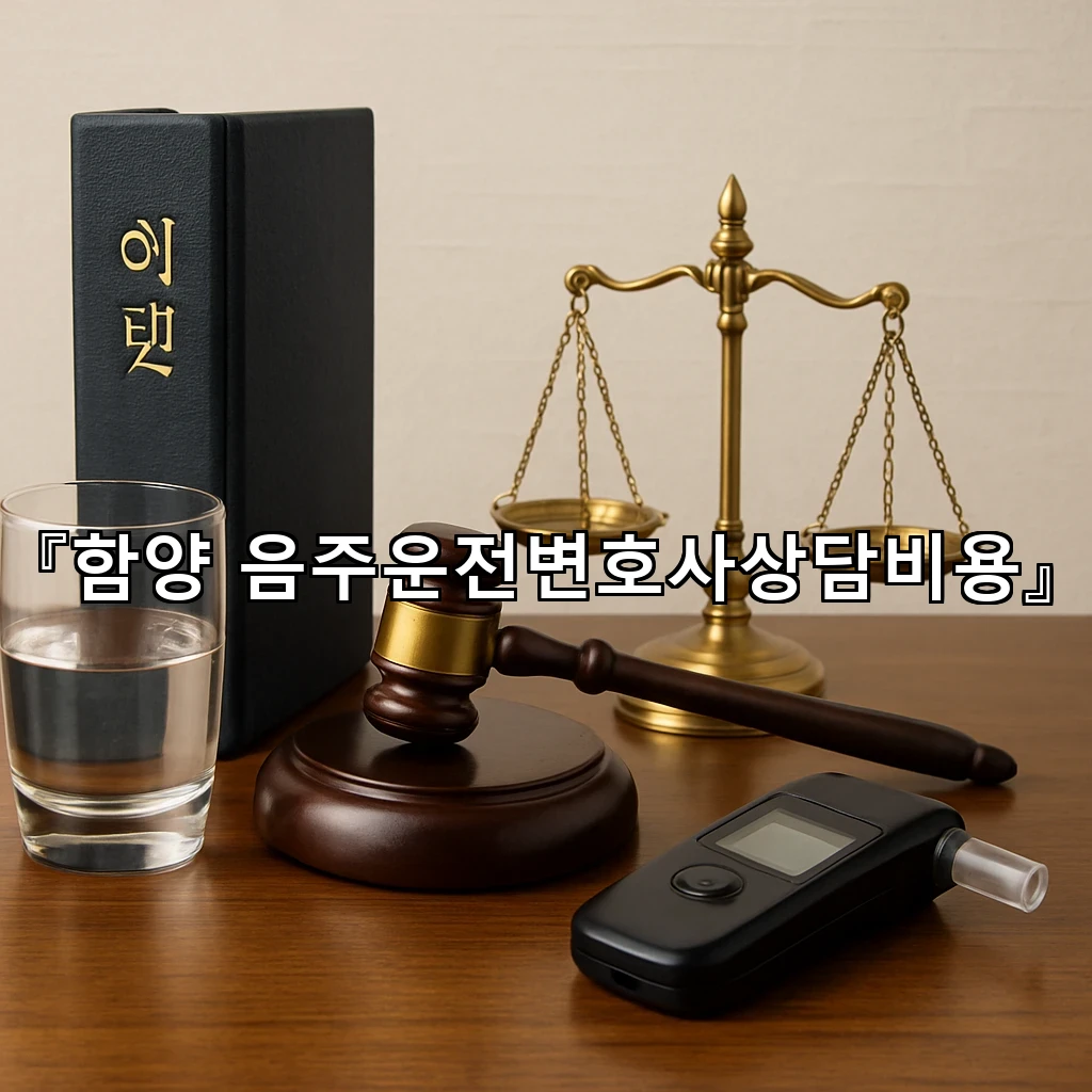 함양 음주운전변호사상담비용