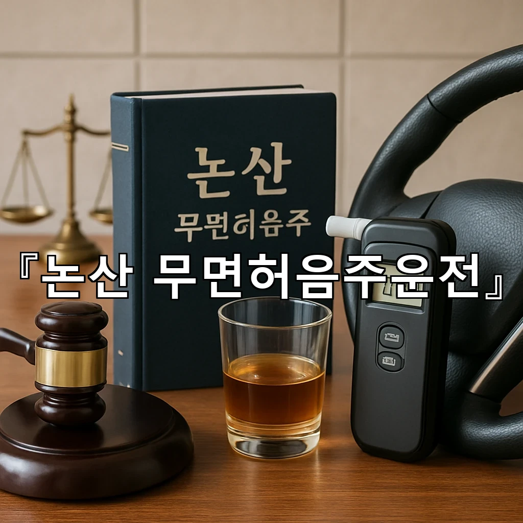 논산무면허음주운전 사건을 마주한 첫 순간의 긴장과 선택의 무게