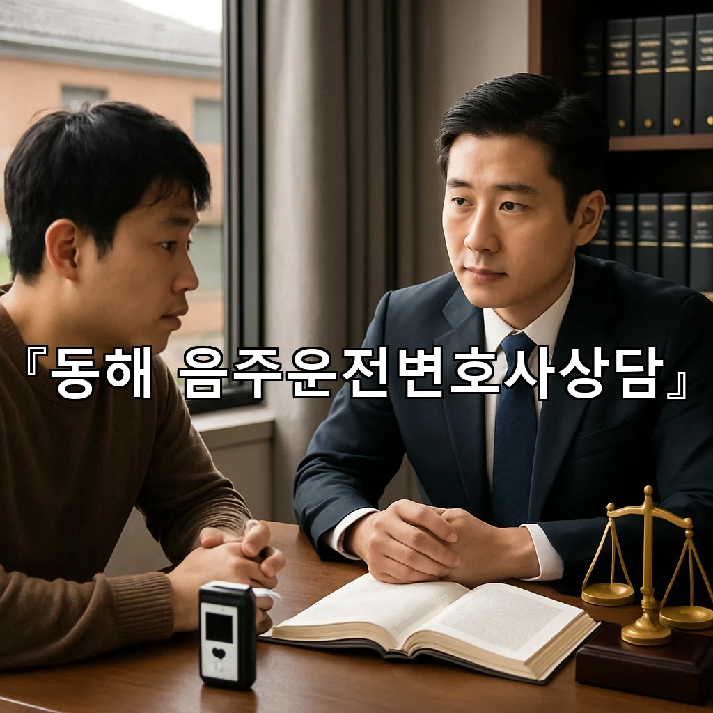 동해음주운전변호사상담 불안한 새벽 길목에서 답을 찾는 절차