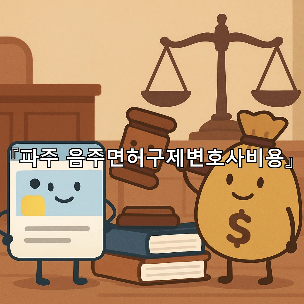 파주음주면허구제변호사비용 상담 전 확인할 준비 사항 정리하기